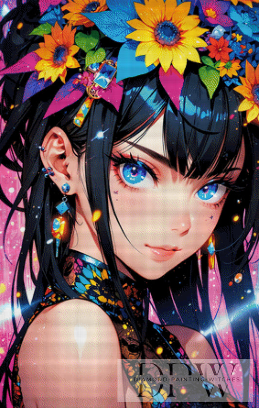 Anime by Casalla Vendetta 70x110cm mit 330 Farben DPW-2279