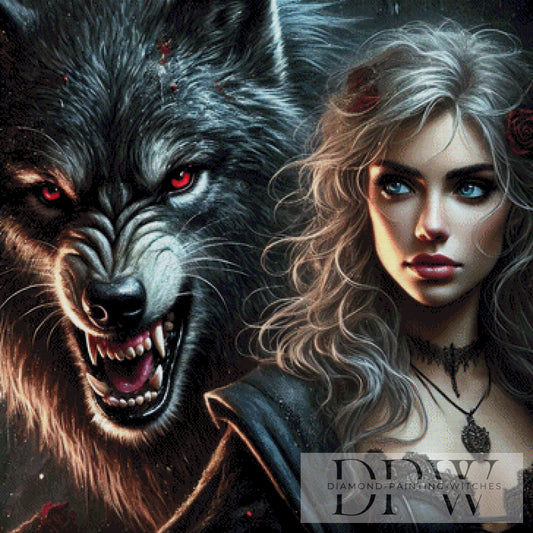 Bad Wolf 2 by Casalla Vendetta 90x90cm mit 190 Farben DPW-2281