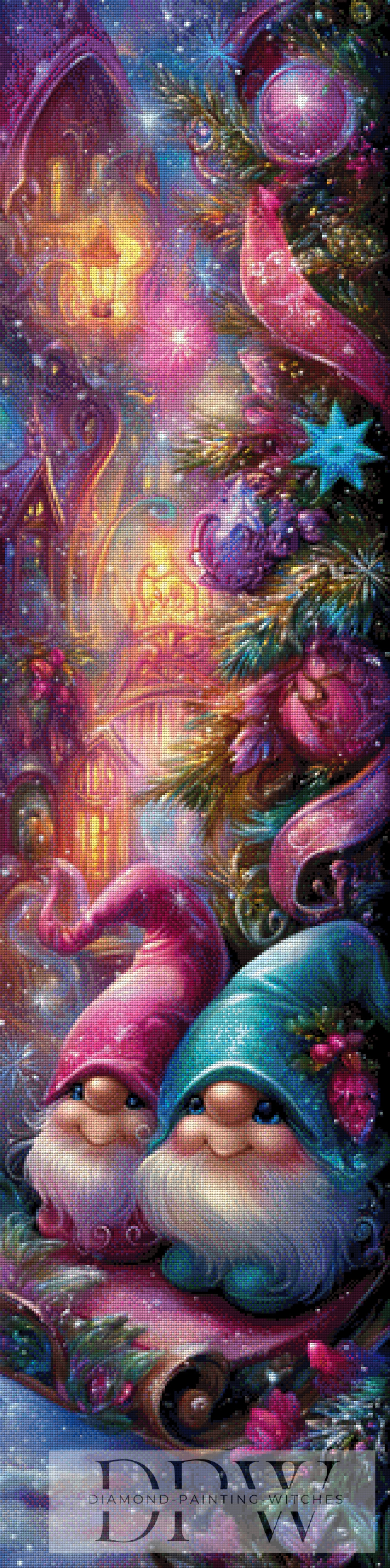 Weihnacht by Elly_A.I. 40x160cm mit 330 Farben DPW-2300