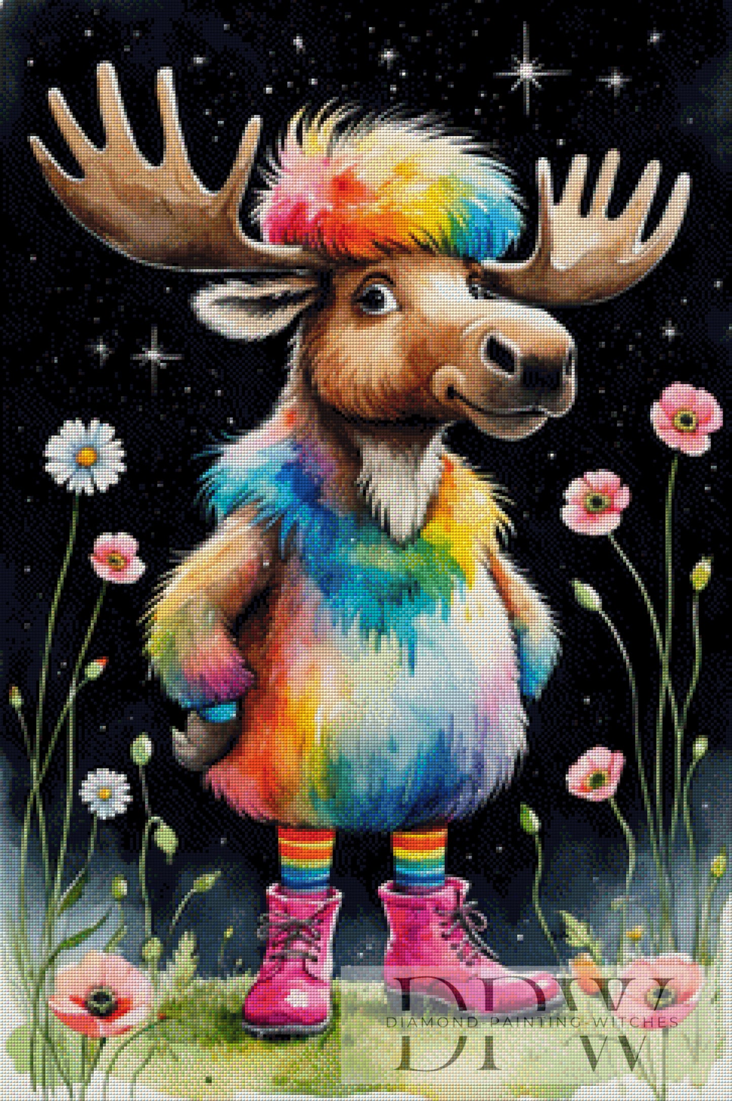 Elchi by CreatiVart 60x90cm mit 350 Farben DPW-2317