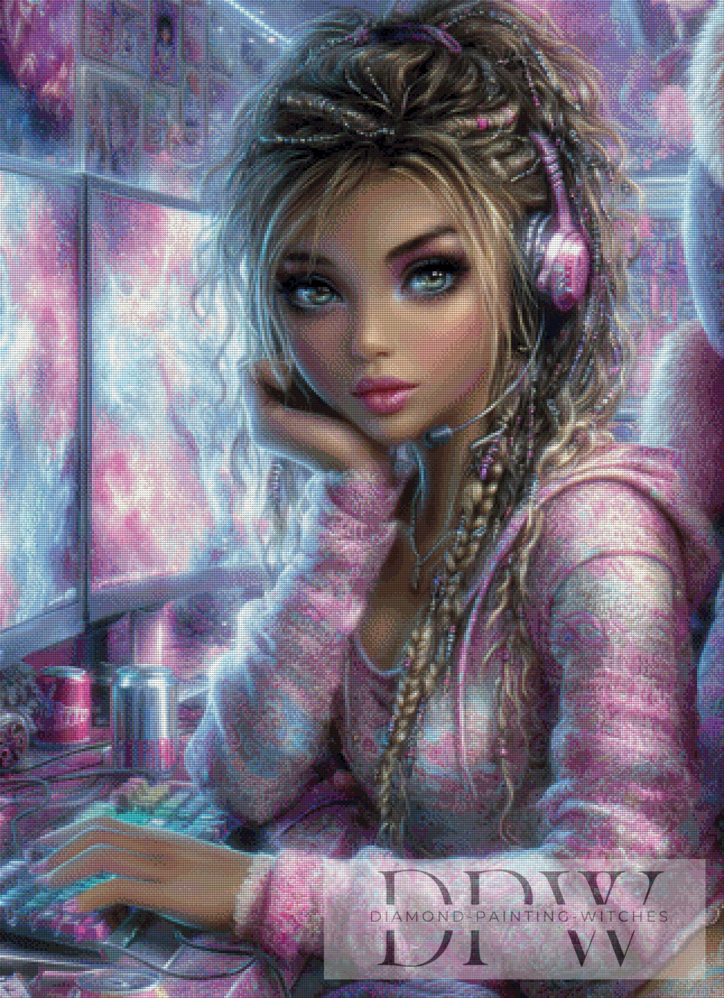 Bass Beats & Melody 2 by Elly_A.I 80x110cm mit 200 Farben DPW-2341