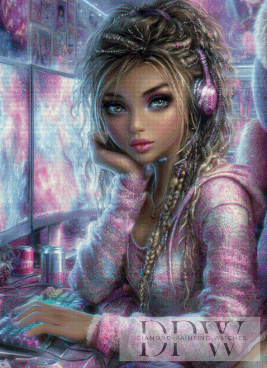 Bass Beats & Melody 2 by Elly_A.I  80x110cm mit 200 Farben DPW-2341