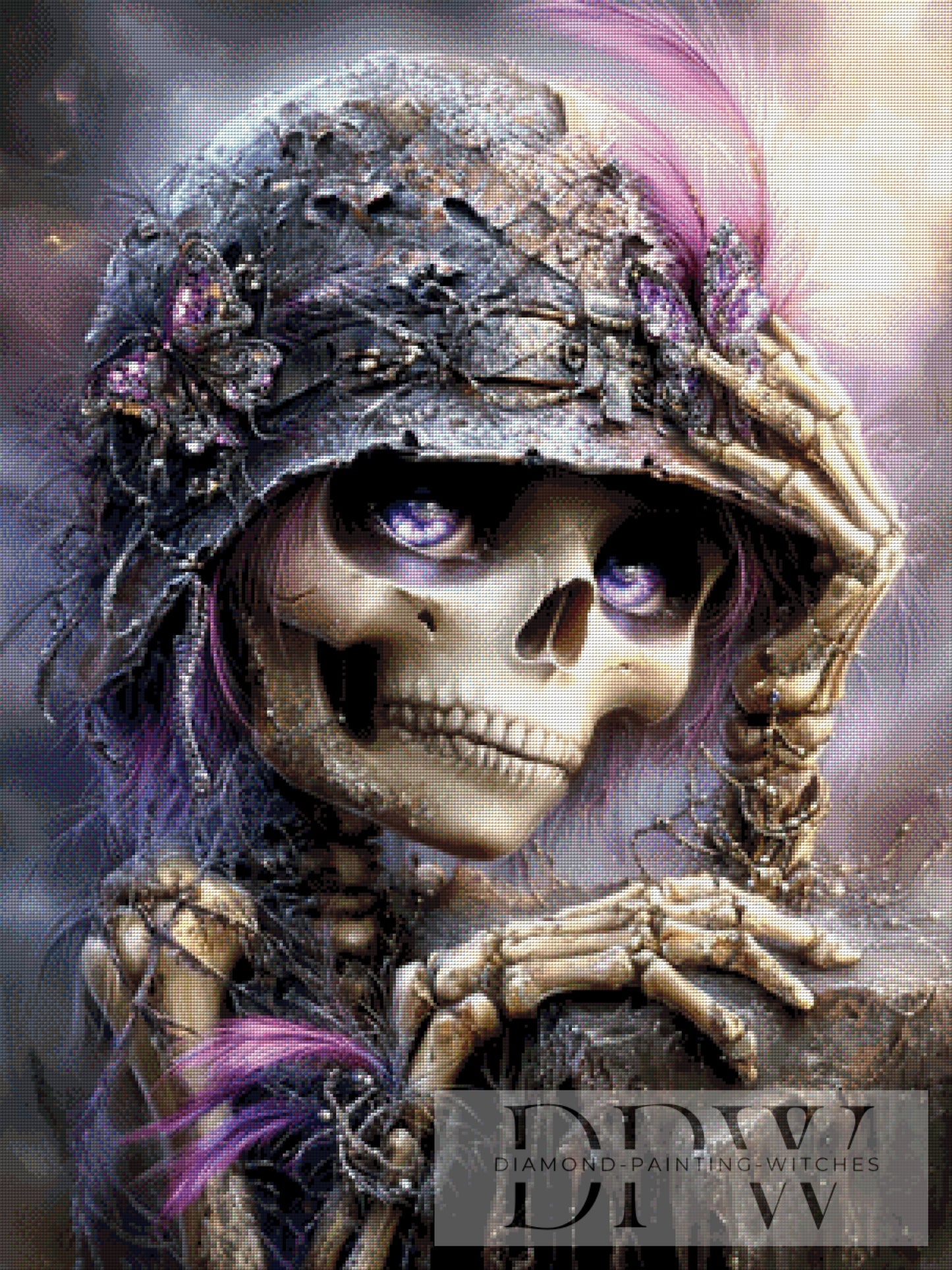 Ein schöner Hut by Elly_A.I 75x100cm mit 170 Farben DPW-2356