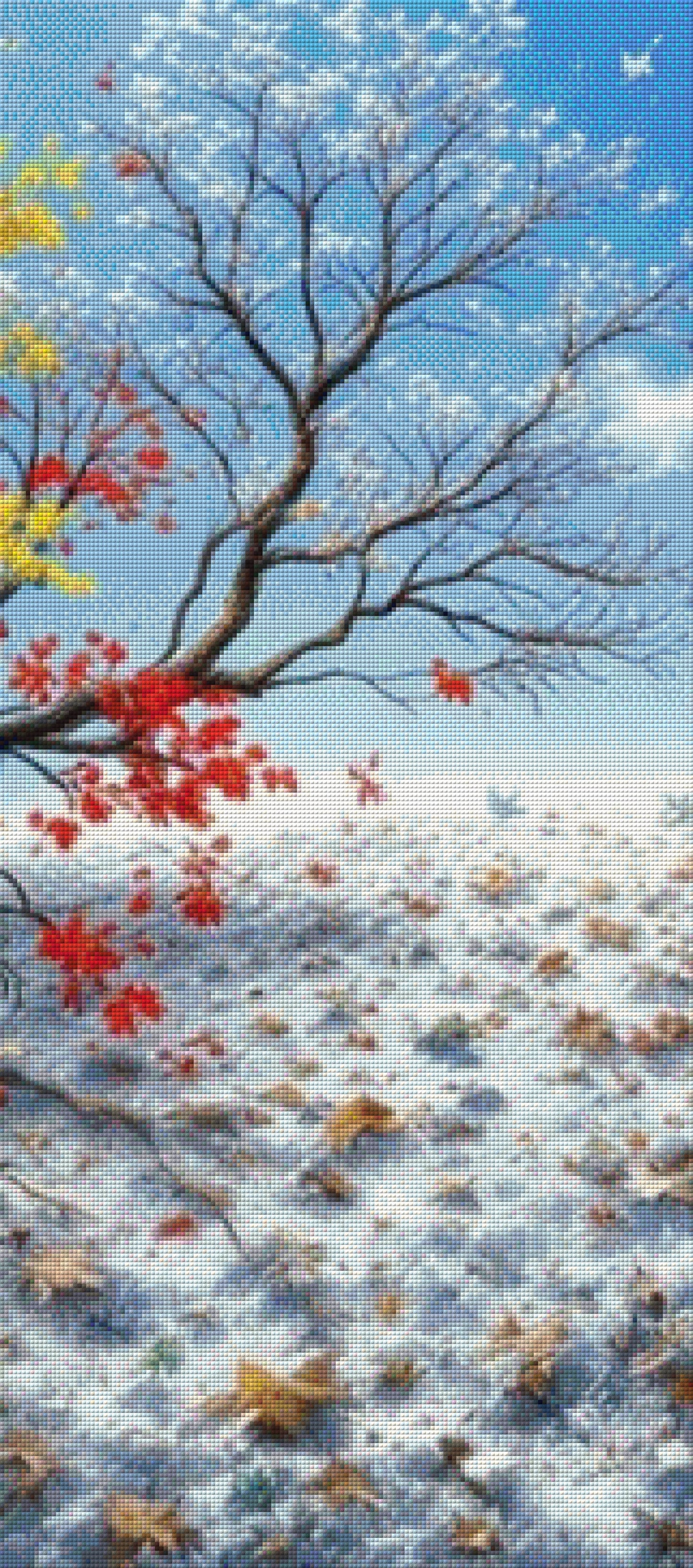 Mehrteiler - Vier Jahreszeiten by QN 4x40x90cm DPW-2385