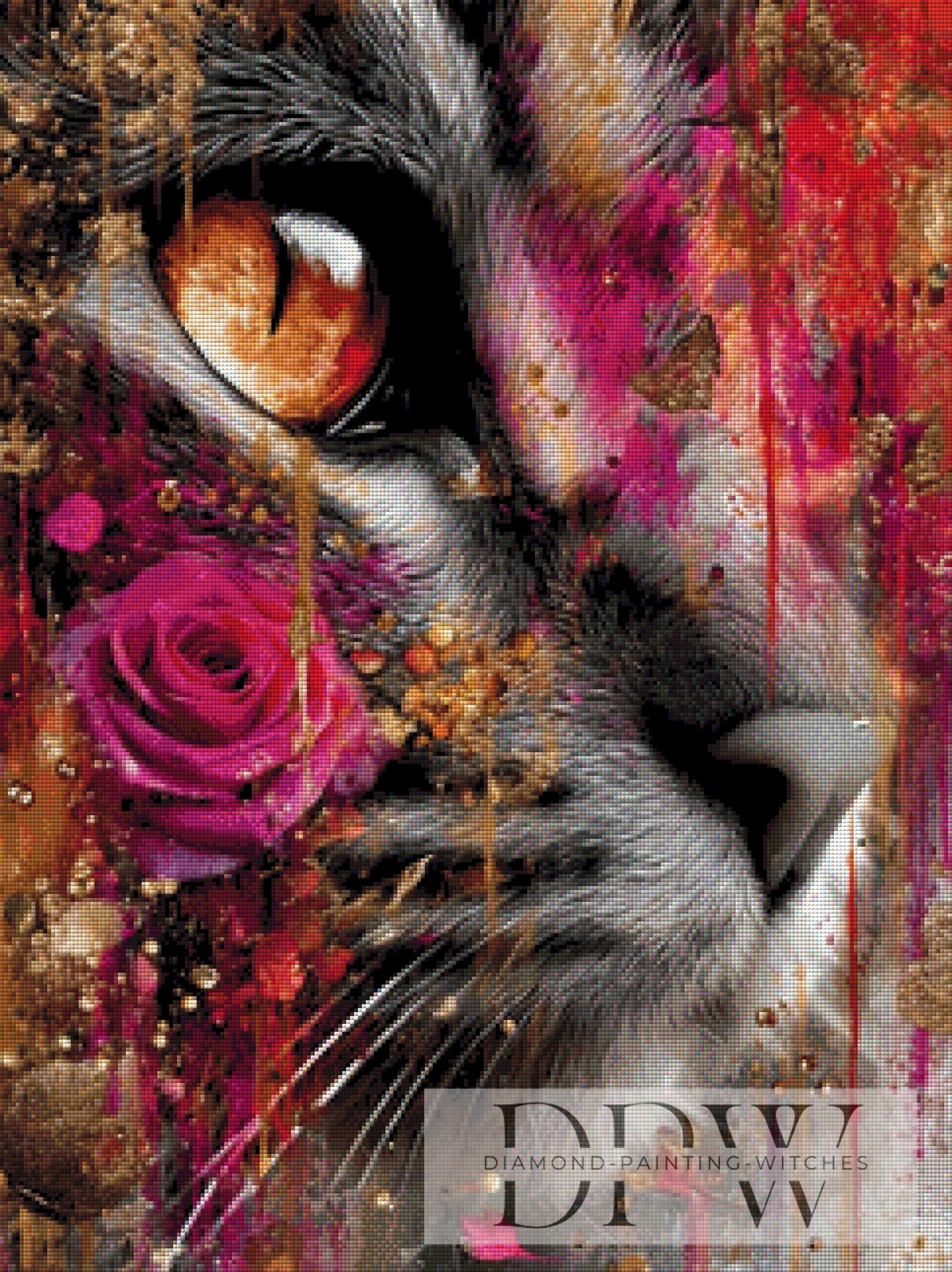 Blumenkatze by CleoDora mit 220 Farben