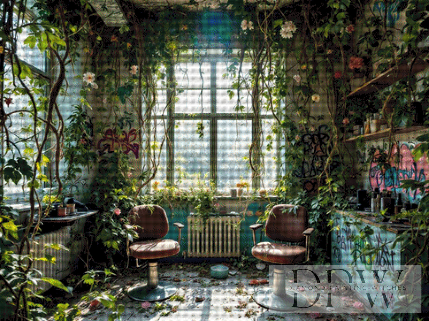 Lost Zimmer by QN, 120x90cm mit 250 Farben DPW-2451