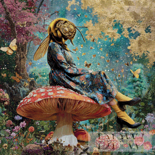 Whimsical Hybrid Creature by Luna 100x100cm mit 320 Farben DPW-2516