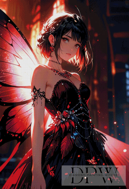 Anime Butterfly by Casalla Vendetta 75x110cm mit 200 Farben DPW-2535