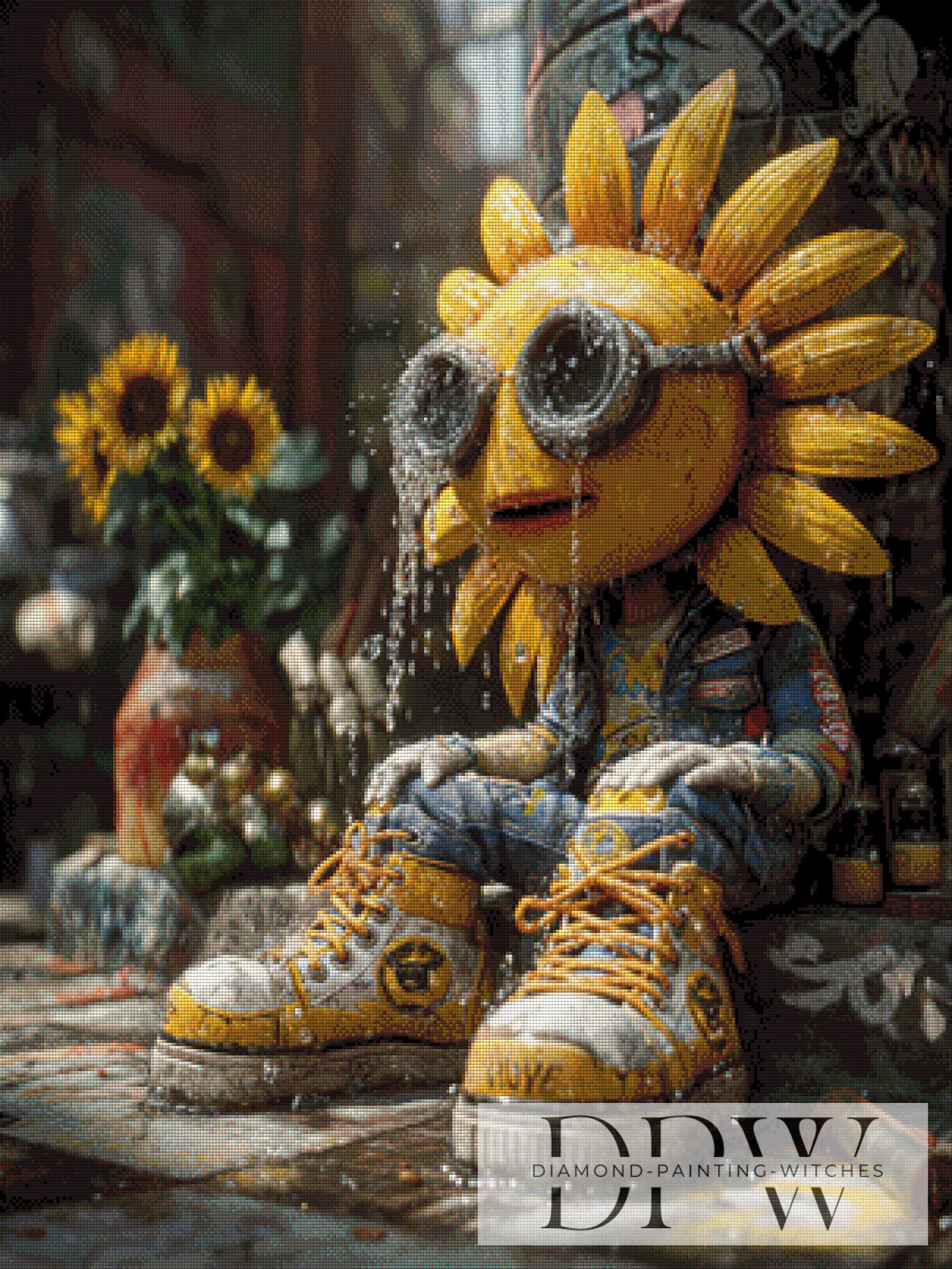 Sunflower by QN 75x100cm mit 200 Farben DPW-2802