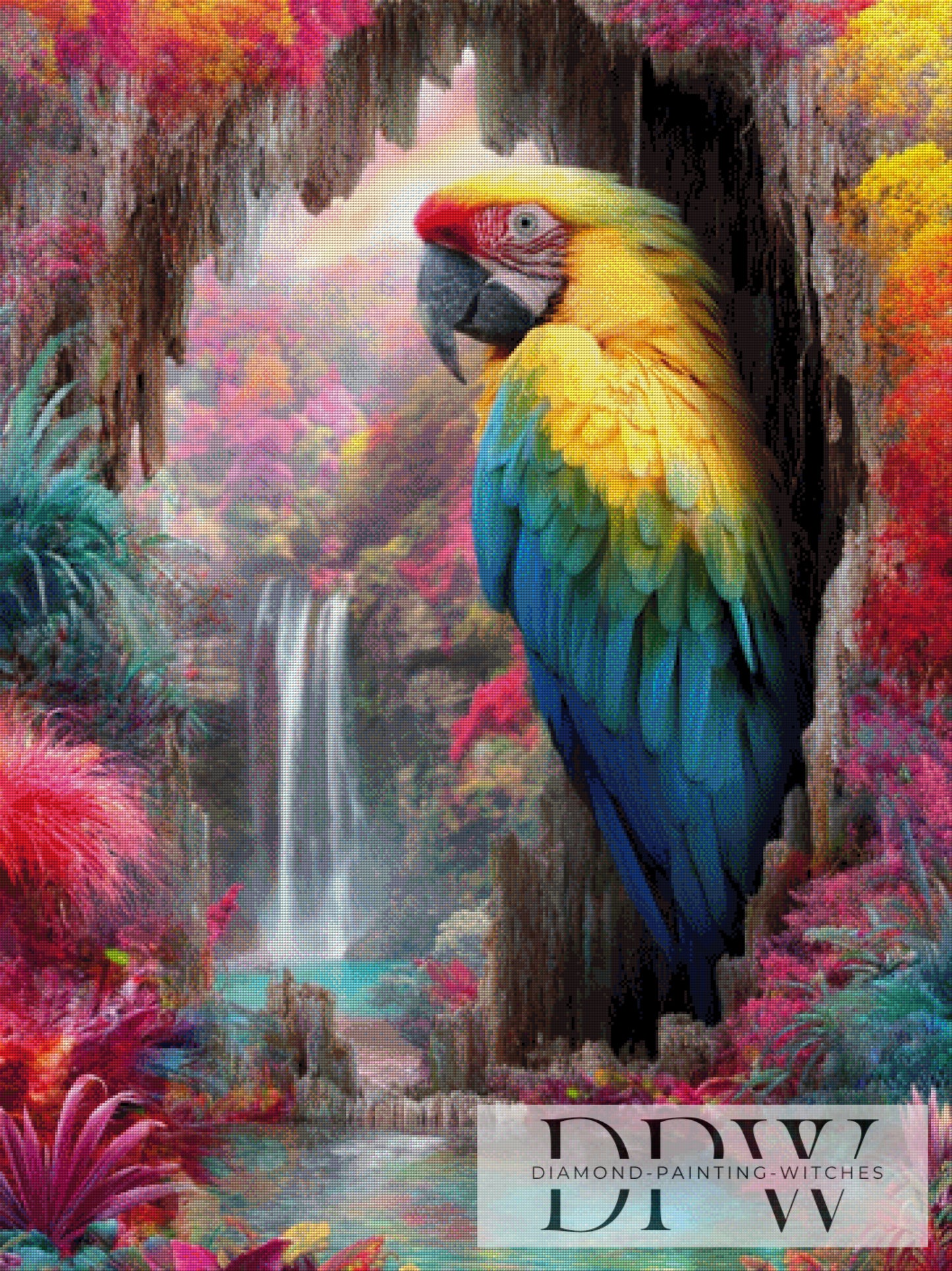 Blick ins Paradies by QN 90x120cm mit 390 Farben DPW-2896