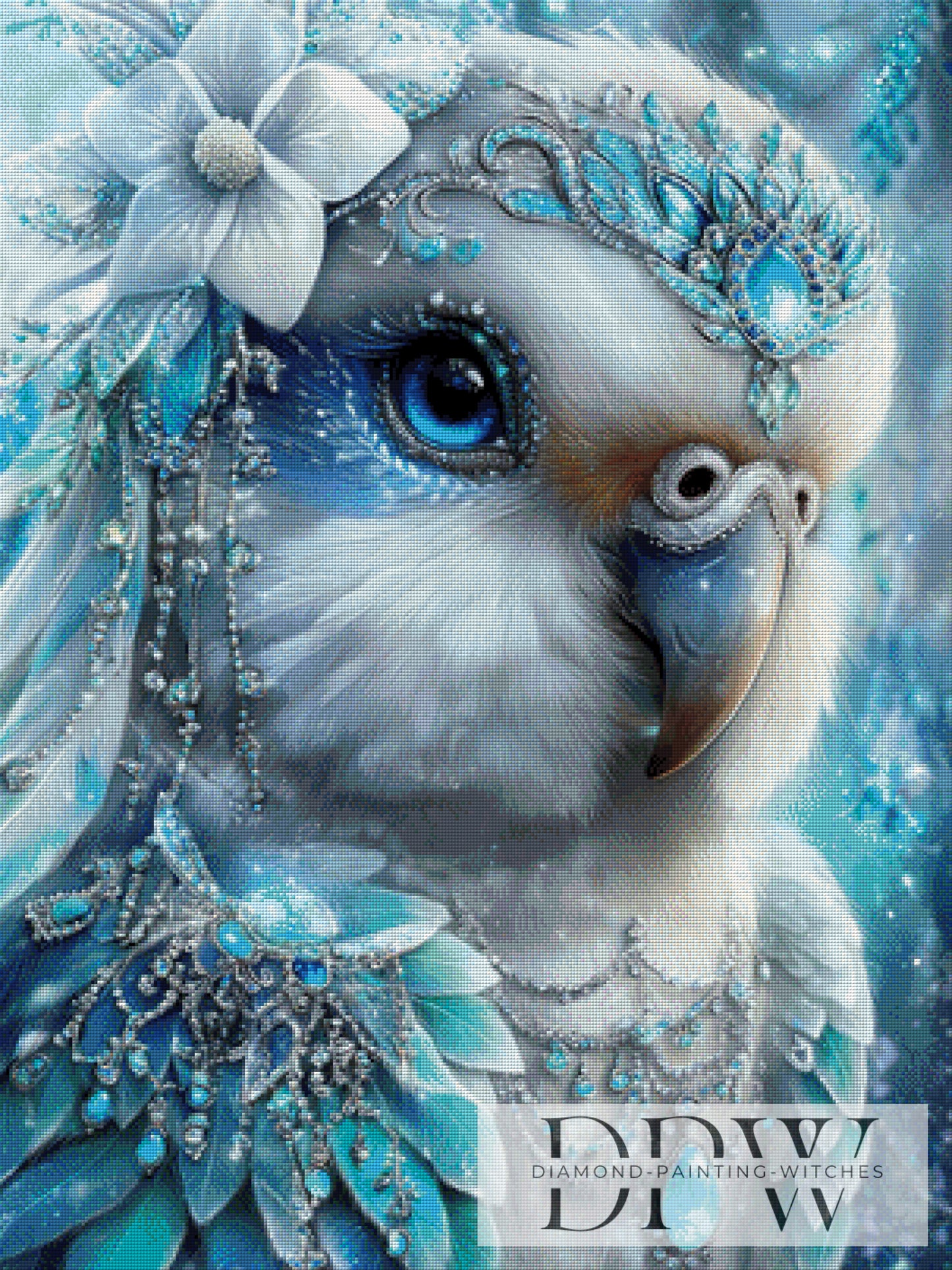 Azulla by Elly_A.I. 75x100cm mit 145 Farben DPW-2923