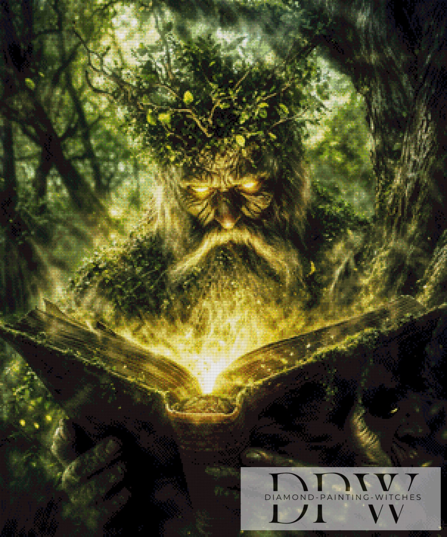 Branchbeard by Pixxel Pics 75x90cm mit 100 Farben DPW-2948