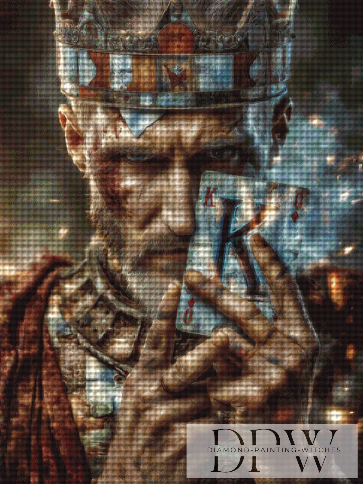 King of Cards by Pixxel Pics 75x100cm mit 140 Farben DPW-2958