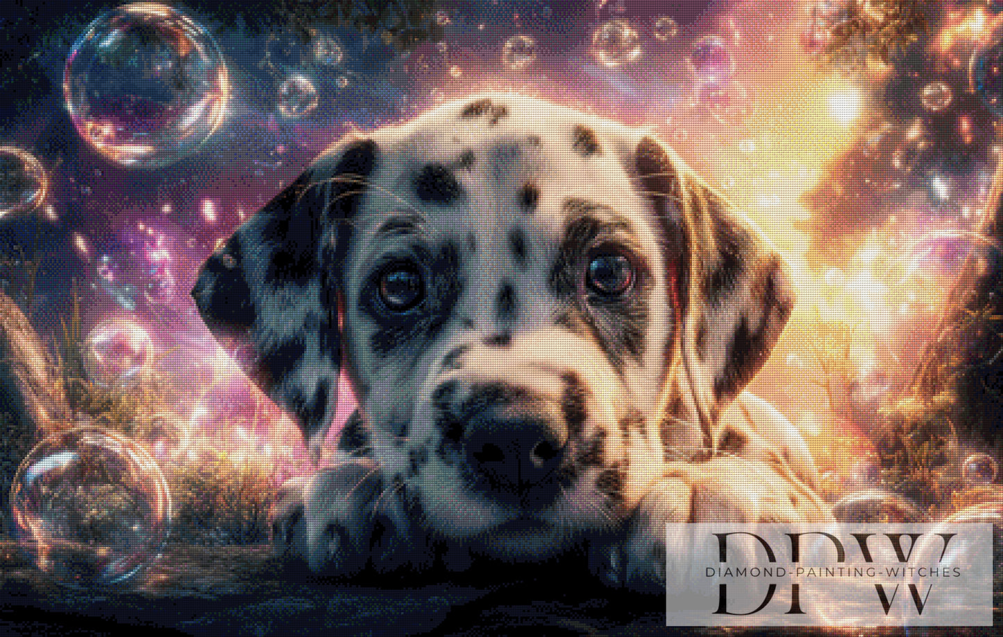 Dalmatiner by ellufija 110x70cm mit 200 Farben DPW-2983