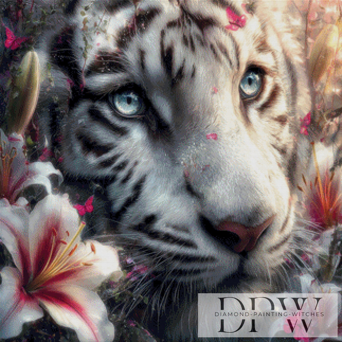 Amur by ellufija 80x80cm mit 240 Farben DPW-2984