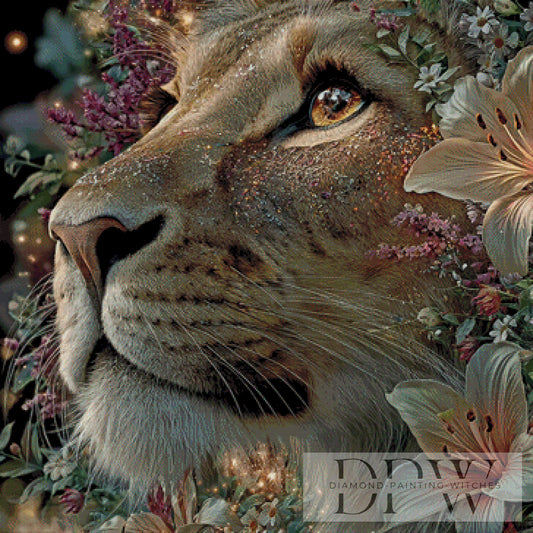 Aslan by Morrigan 90x90cm mit 150 Farben DPW-3005