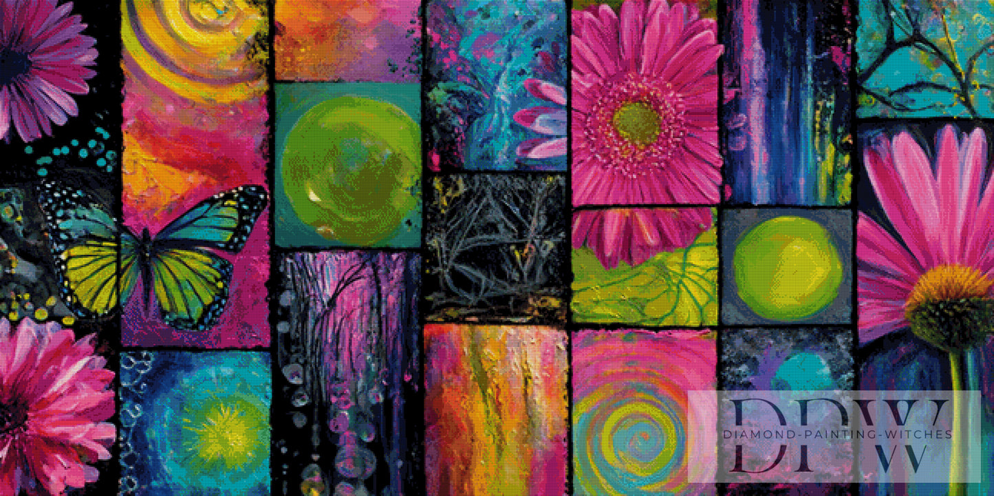 Colour Art 2 by Sunshine, 140x70cm mit 340 Farben DPW-3049
