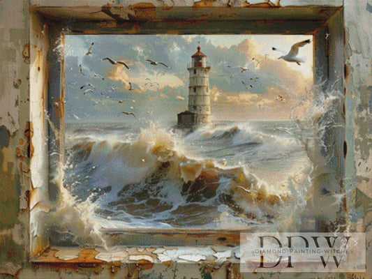 Wild Ocean by Pixxel Pics 100x75cm mit 150 Farben DPW-3052