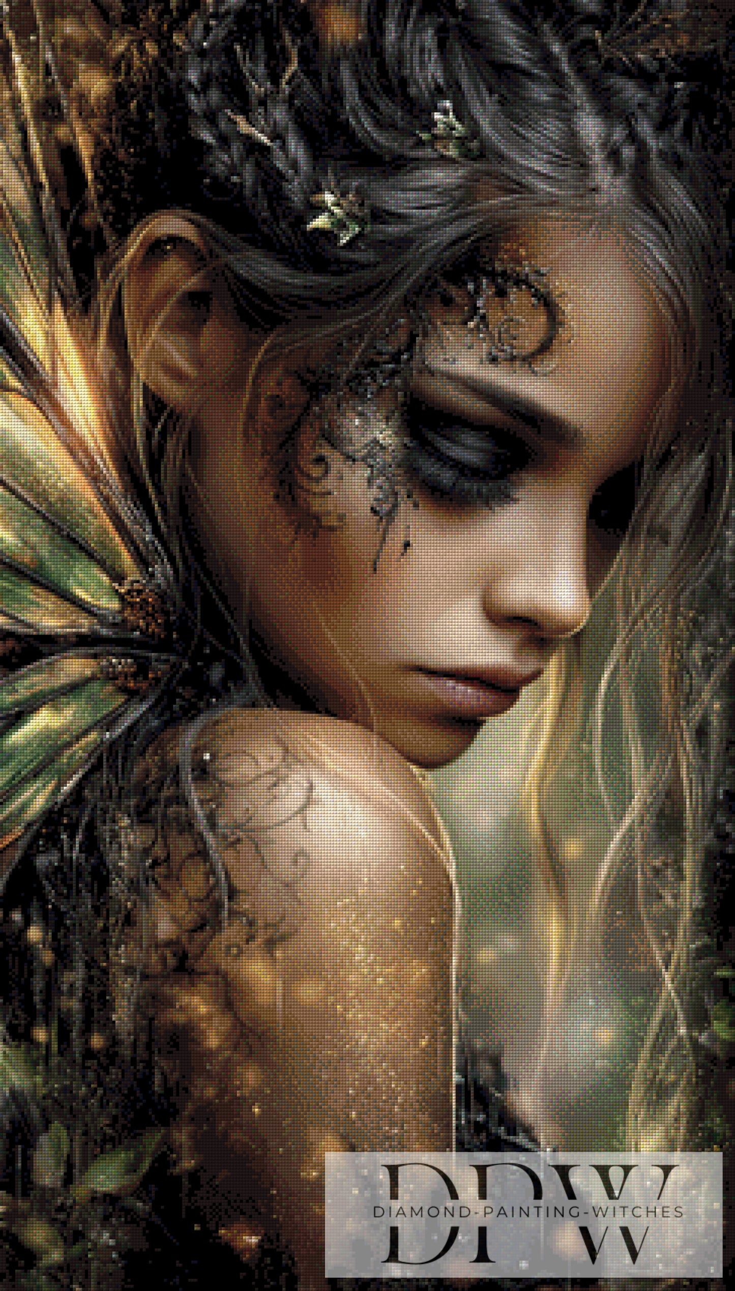 Lilura by Elly_A.I  60x105cm mit 135 Farben DPW-3099