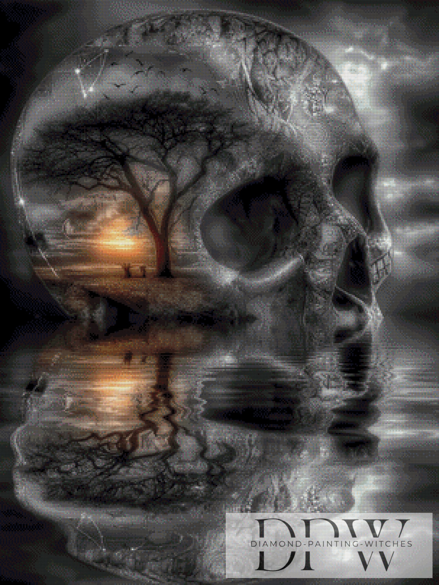 Im Nebel der Erinnerung by Elly_A.I  75x100cm mit 100 Farben DPW-3103