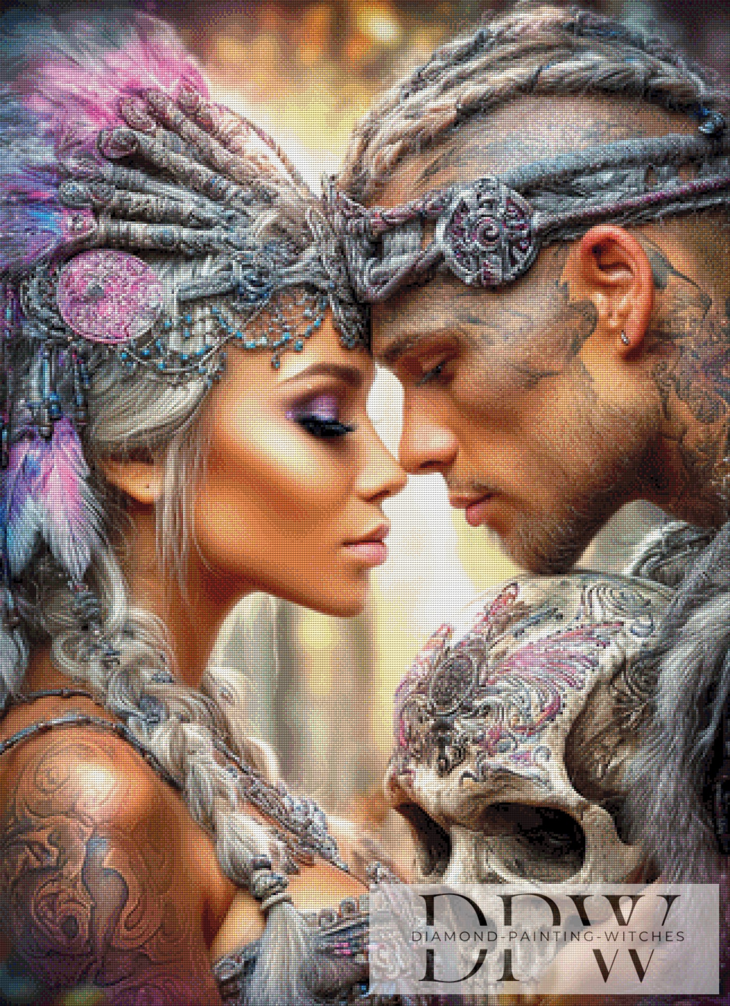 Forever by Elly_A.I  80x110cm mit 270 Farben DPW-3104