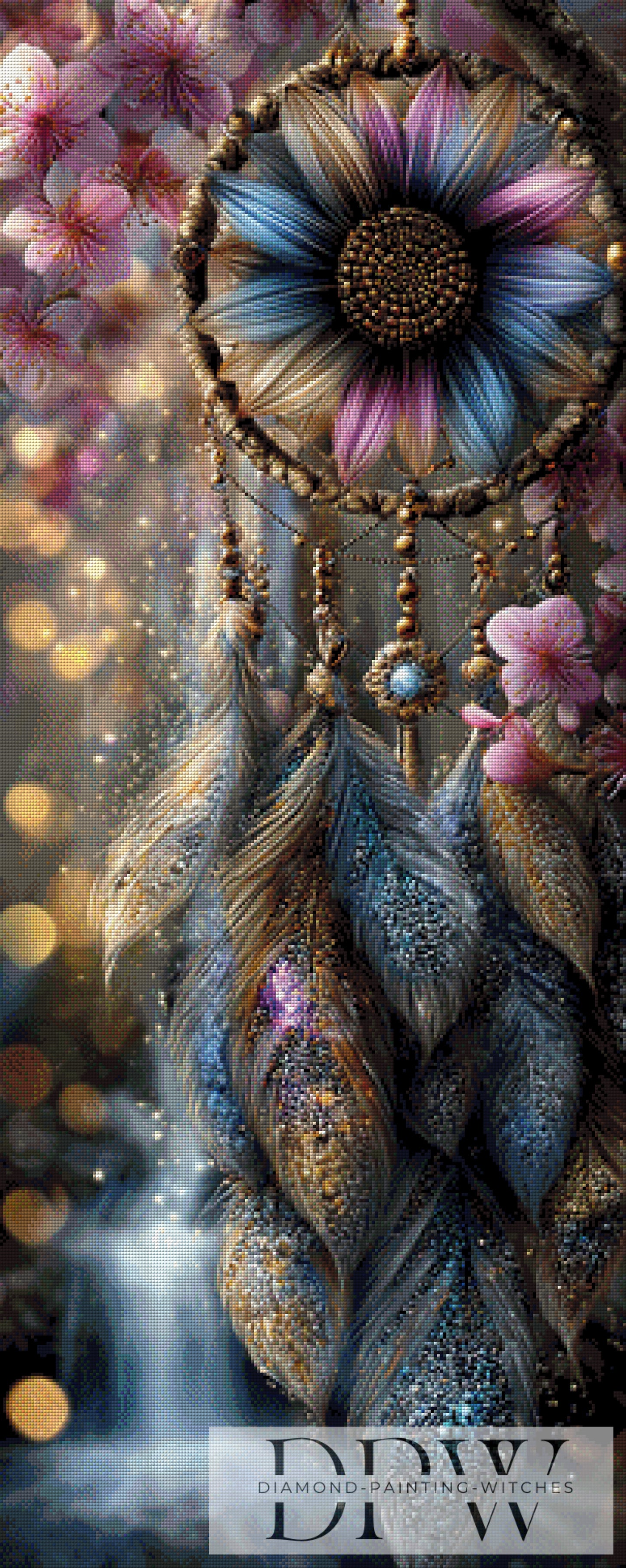 Traumfänger II by Elly_A.I 50x125cm mit 250 Farben DPW-3118