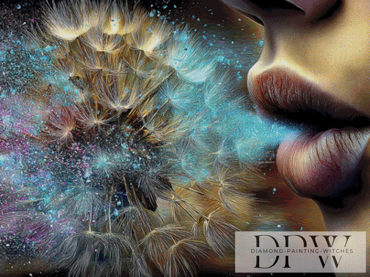 Farben des Atems by theA.art 100x75cm mit 240 Farben DPW-3141