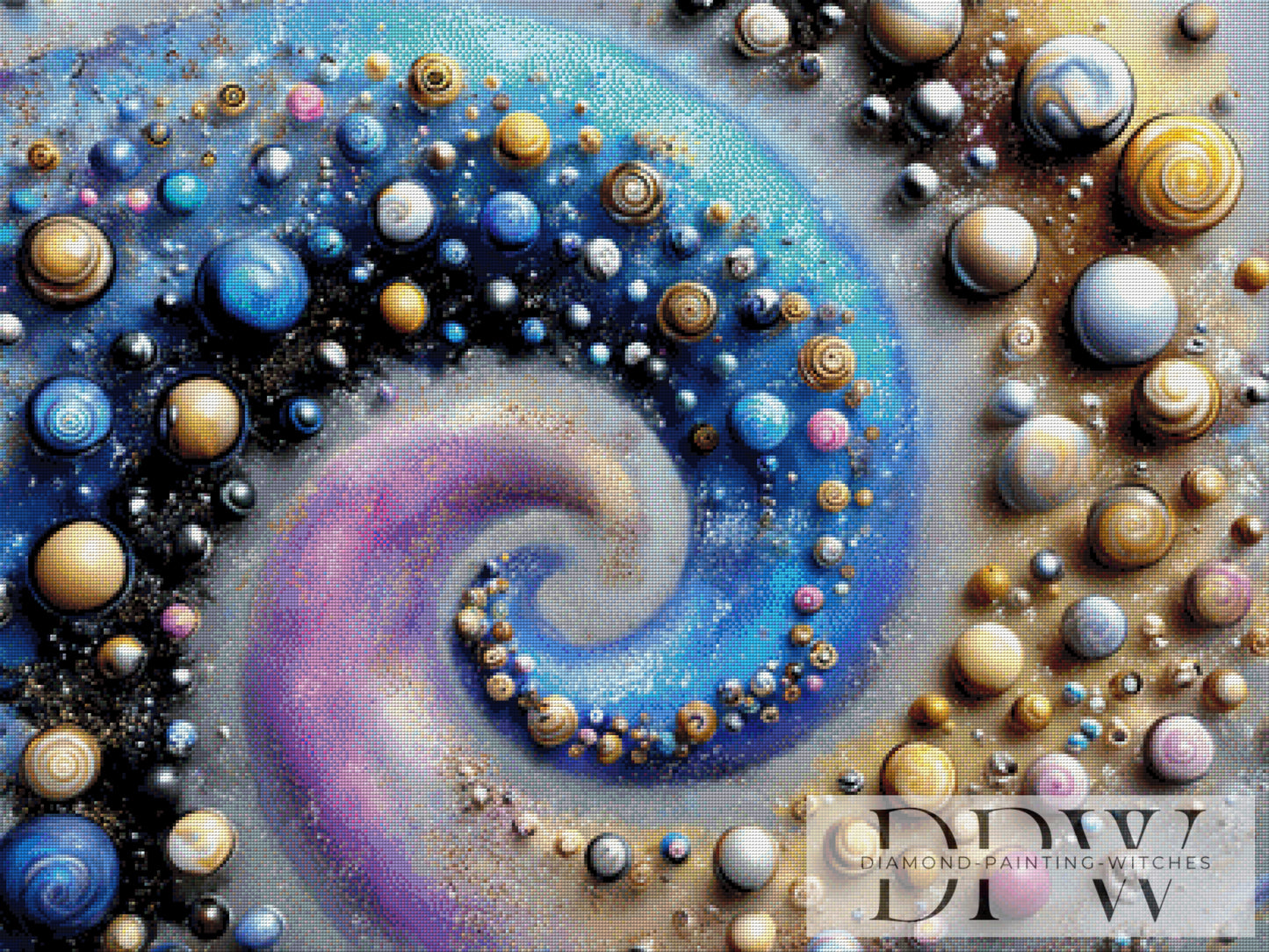 Kosmische Symphonie by theA.art 100x75cm mit 250 Farben DPW-3142