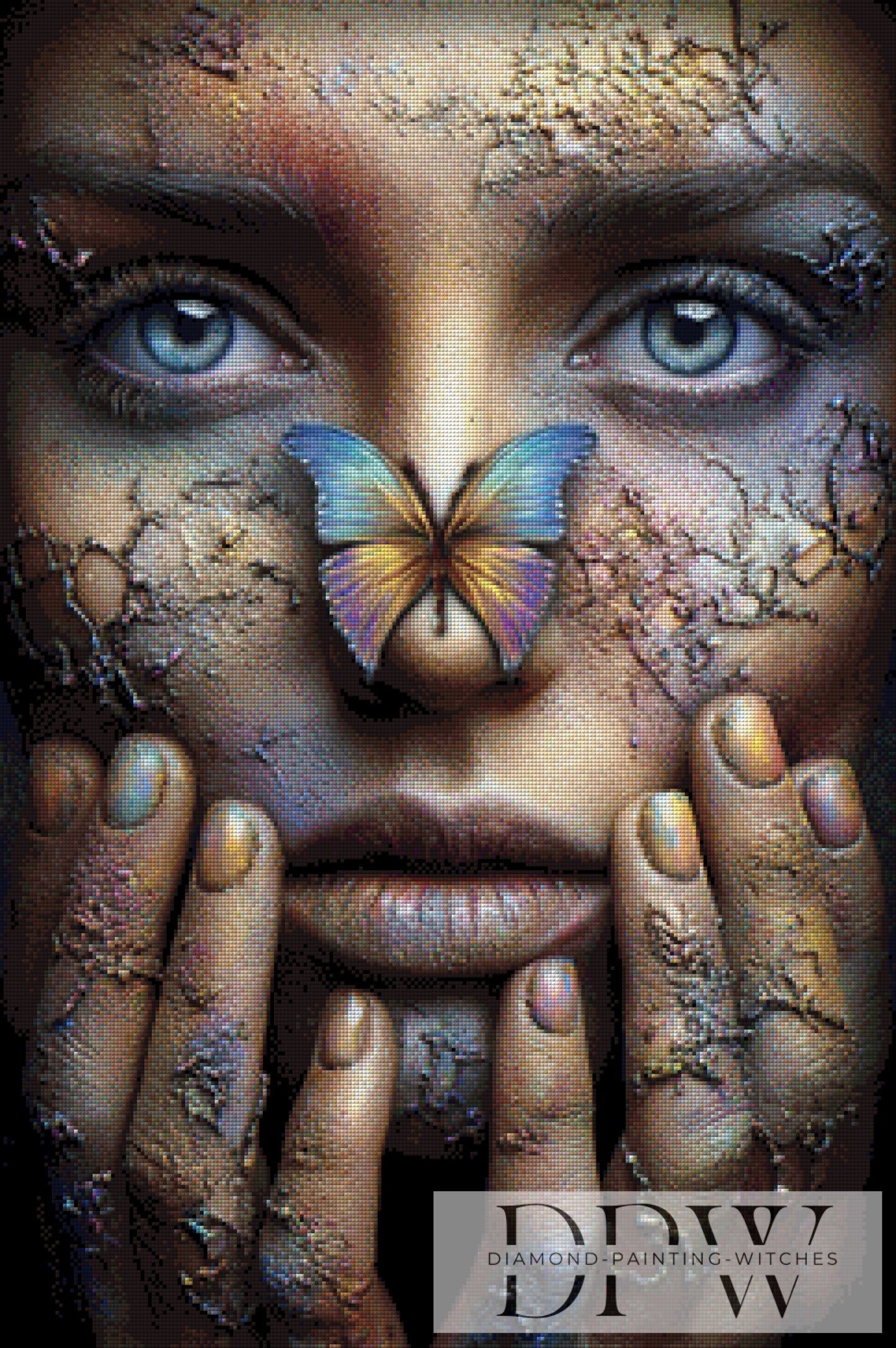 Das Flüstern des Schmetterlings by theA.art 60x90cm mit 200 Farben DPW-3143