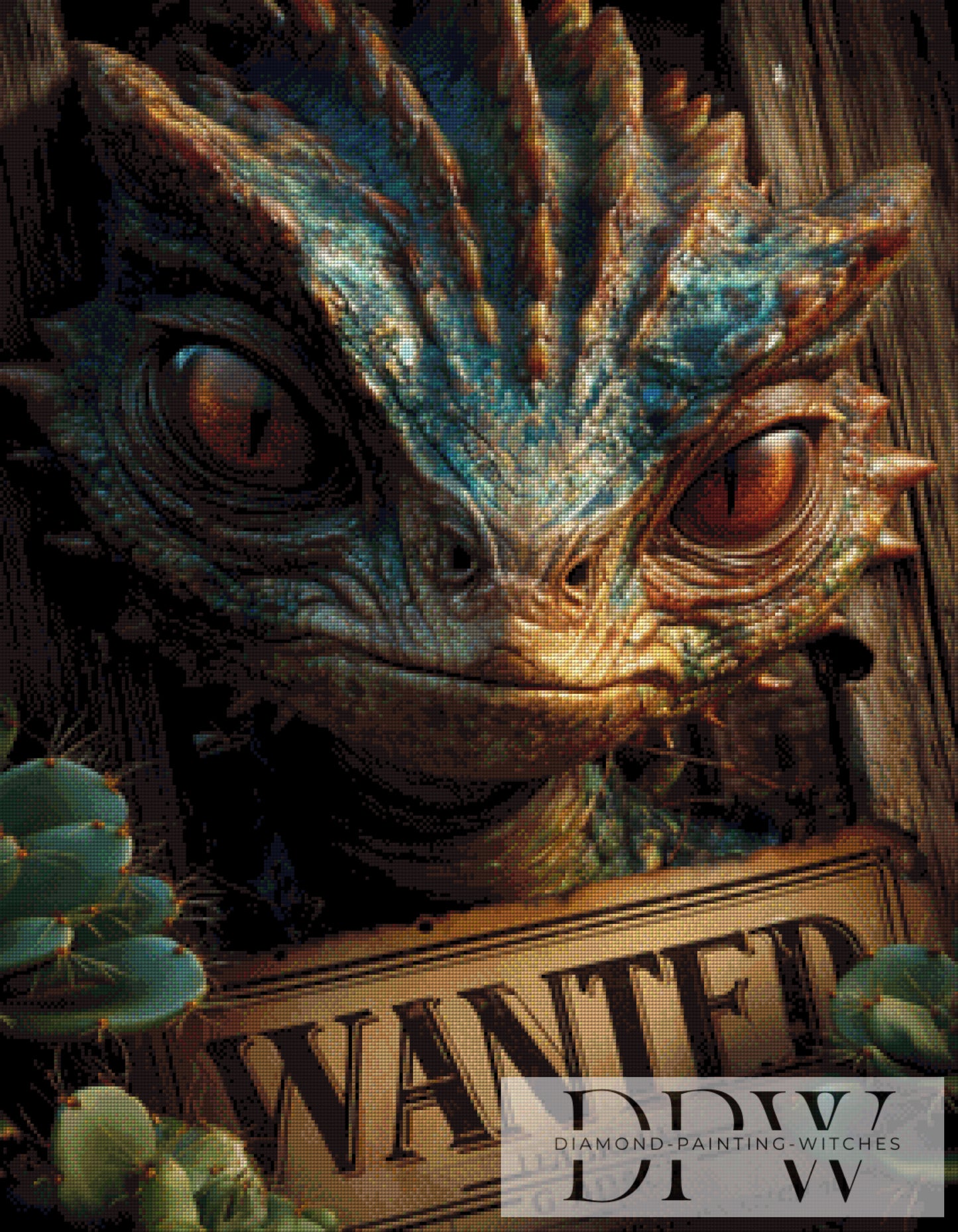 Gesucht by QN 70x90cm mit 175 Farben DPW-3180