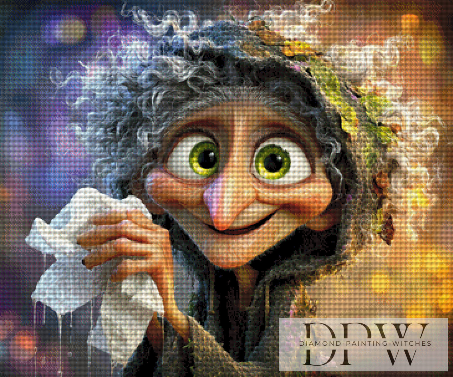 Omi Schnodder by Casalla Vendetta 90x75cm mit 270 Farben DPW-3204