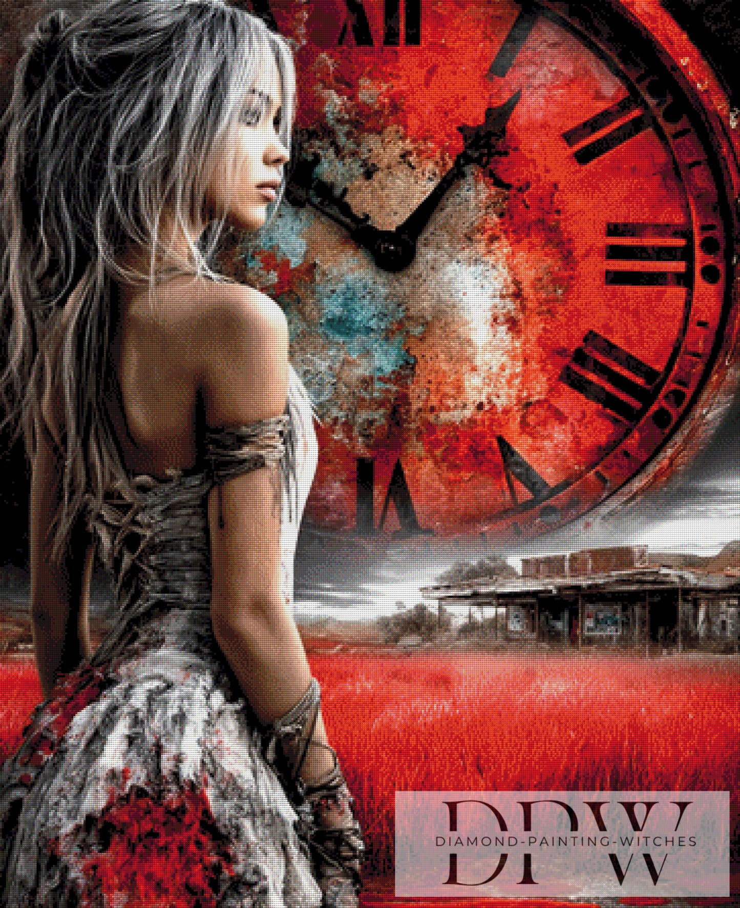 Zeiten by Elly_A.I. 90x110cm mit 222 Farben DPW-3216