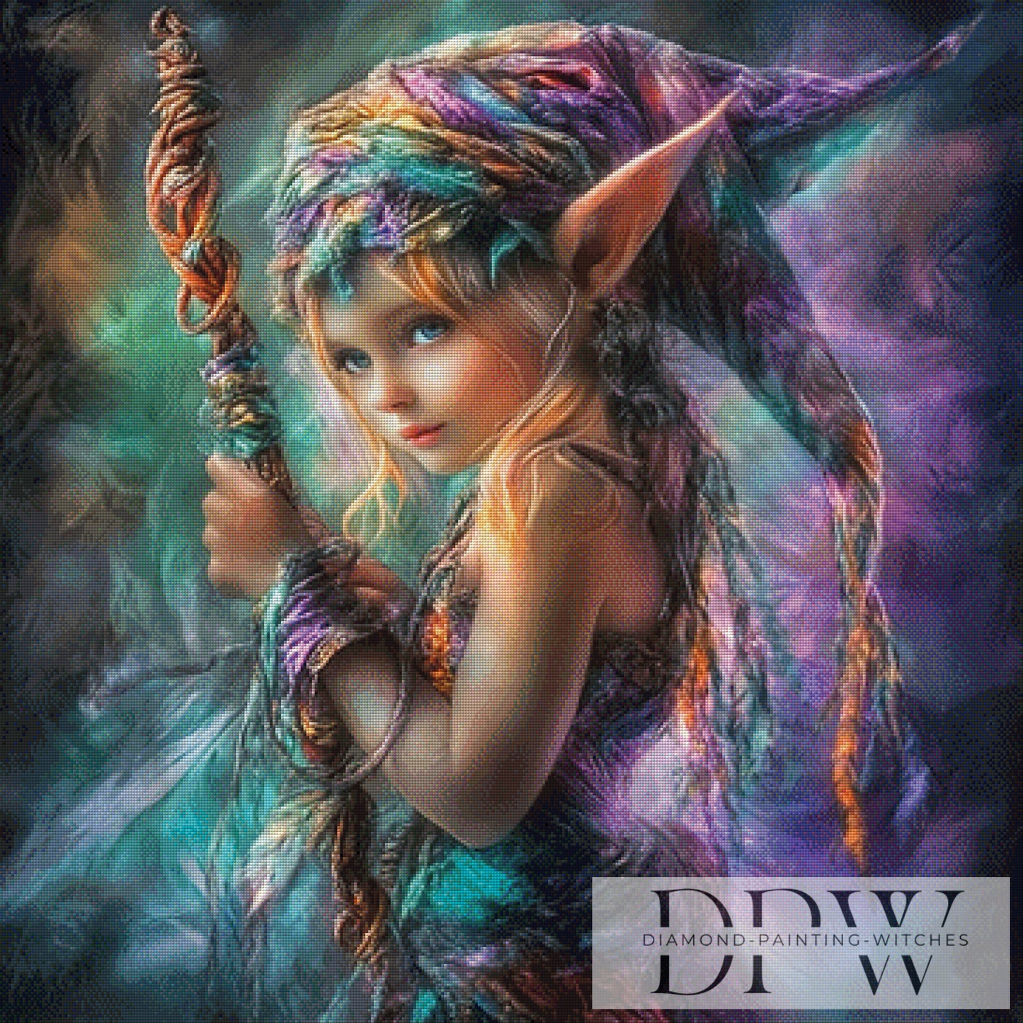 Kleine Willow by Catill 90x90cm mit 290 Farben DPW-3222