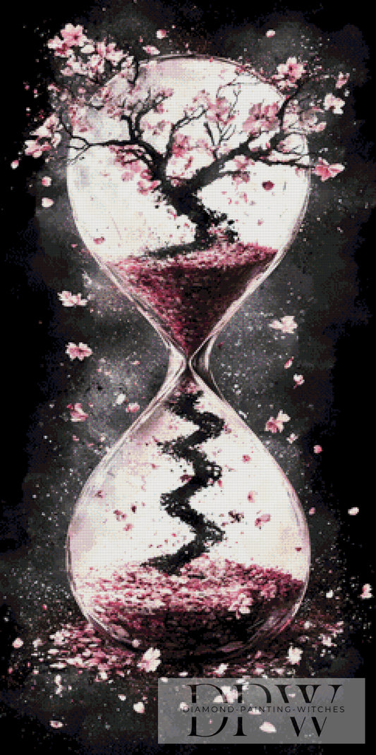 Zeitblüten by theA.art 60x120cm mit 100 Farben DPW-323