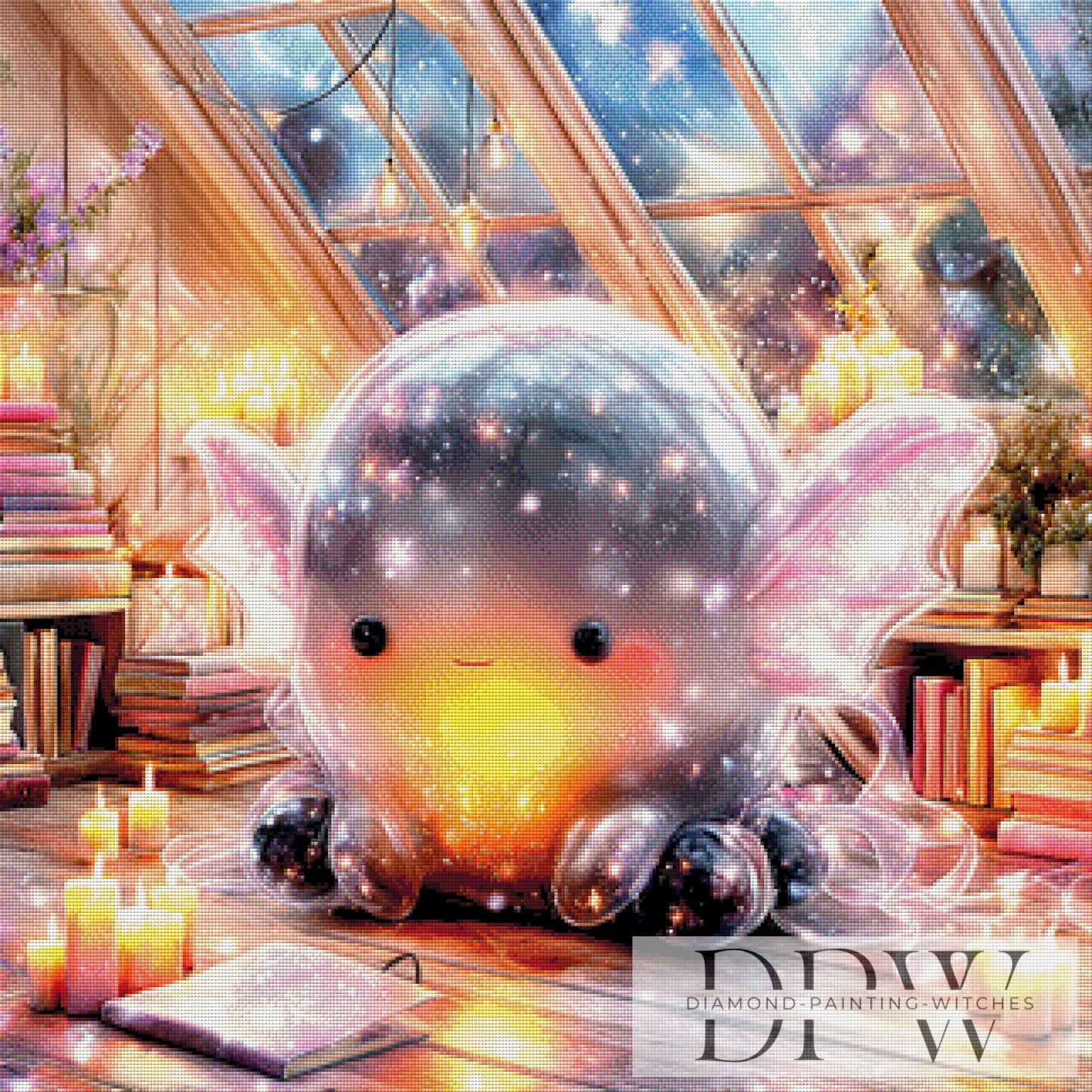 Licht Gespenst by Lisa Morgan 80x80cm mit 270 Farben DPW-3247