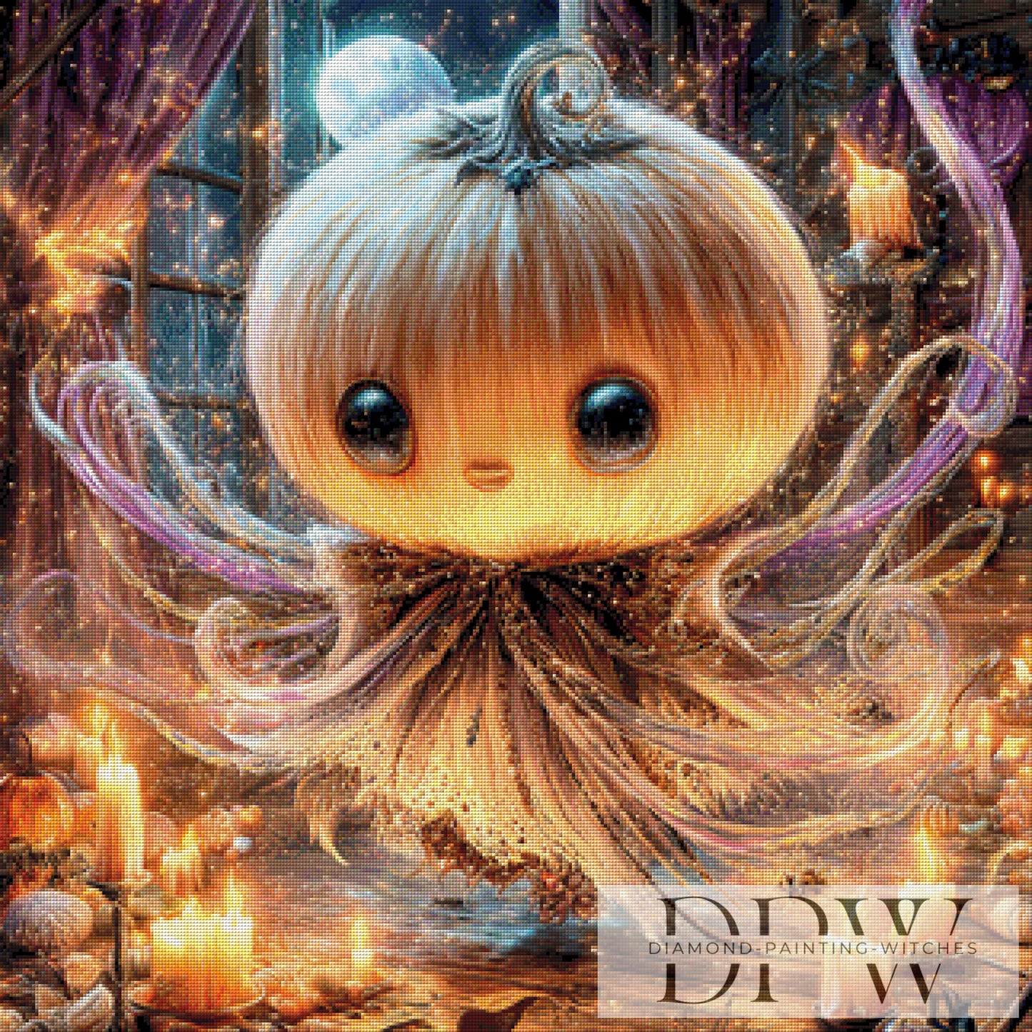 Leuchtgeist by Lisa Morgan 80x80cm mit 250 Farben DPW-3248