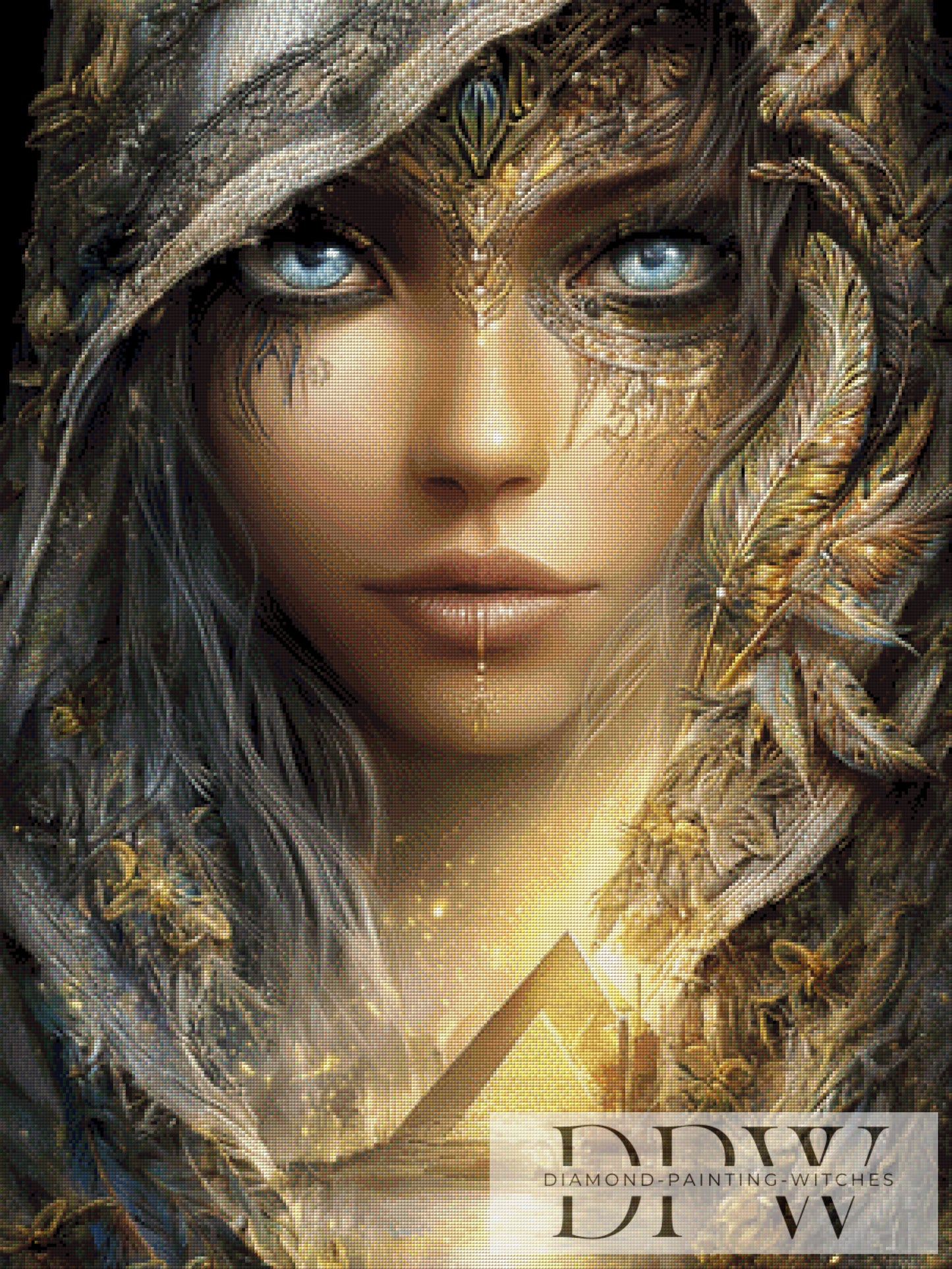 Hatschepsut by Sweet_Loco_AI 75x100cm mit 160 Farben DPW-3255