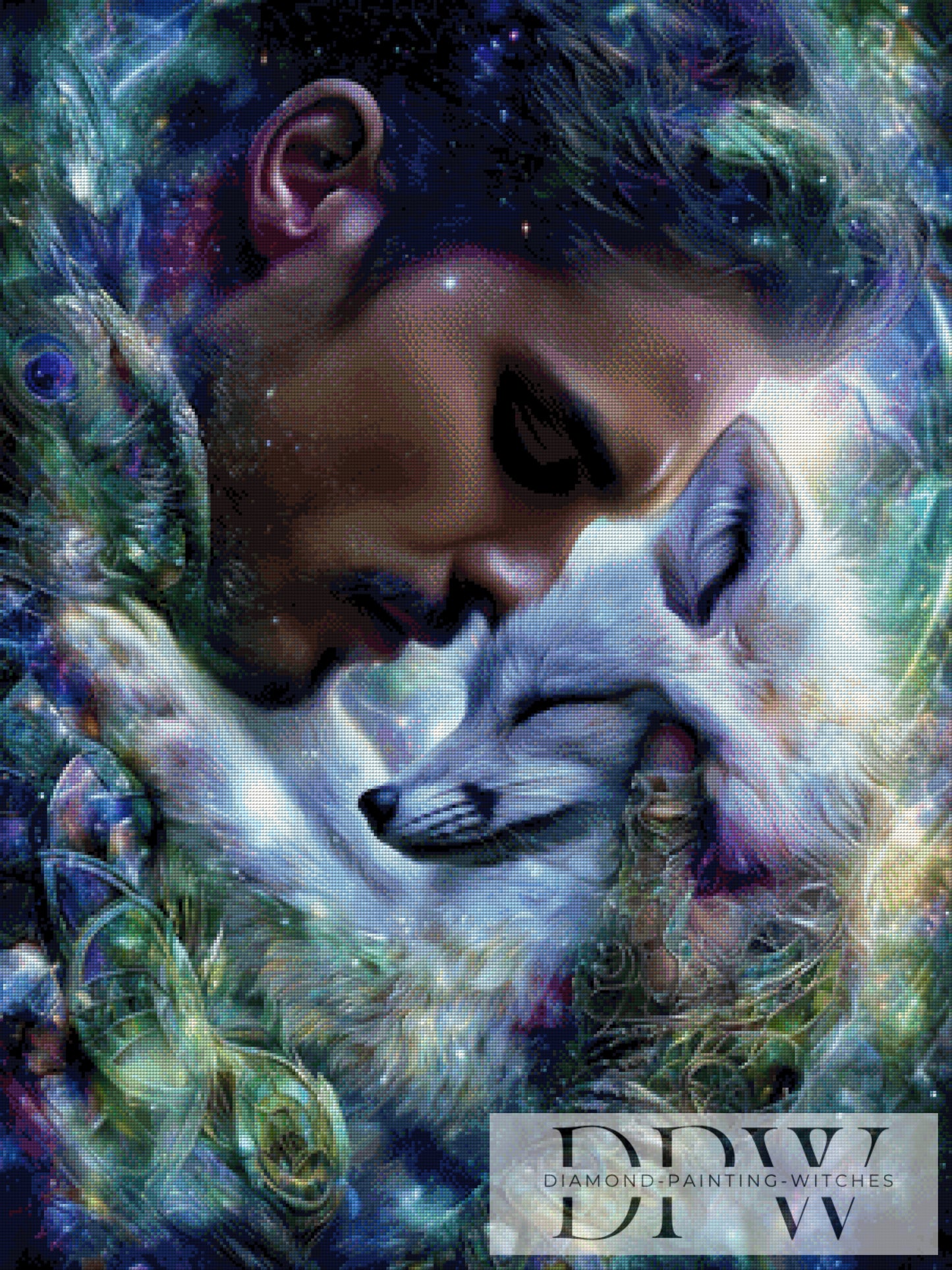 Friends by Sweet_Loco_AI 75x100cm mit 210 Farben DPW-3256