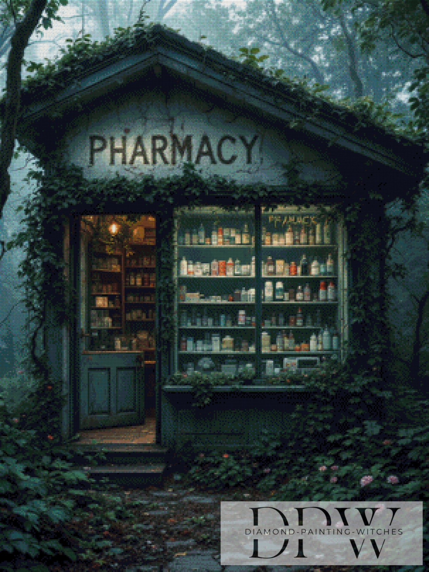 Lost Apotheke by QN 75x100cm mit 160 Farben DPW-3268