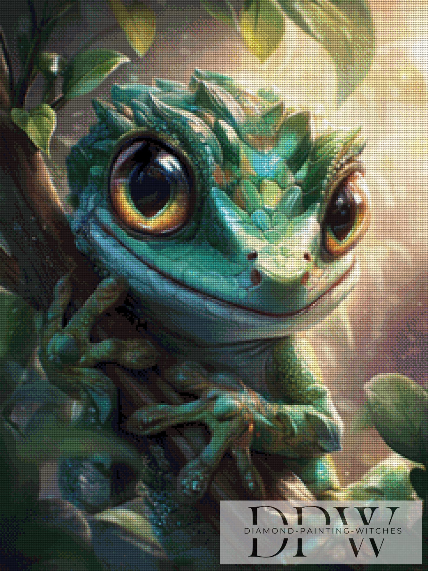 Grüüüün by Sweet_Loco_AI 60x80cm mit 200 Farben DPW-3270