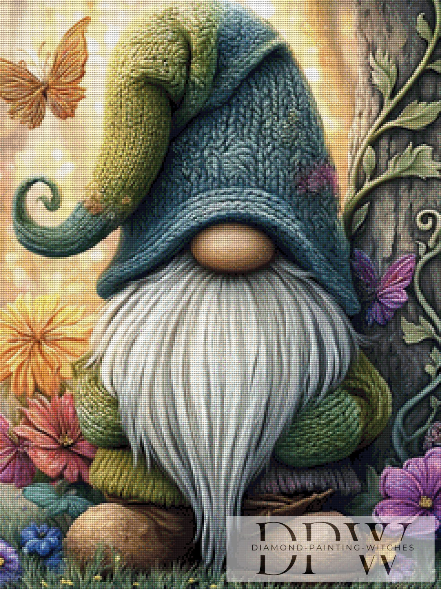 Manni Mütze by Sweet_Loco_AI 60x80cm mit 240 Farben DPW-3274