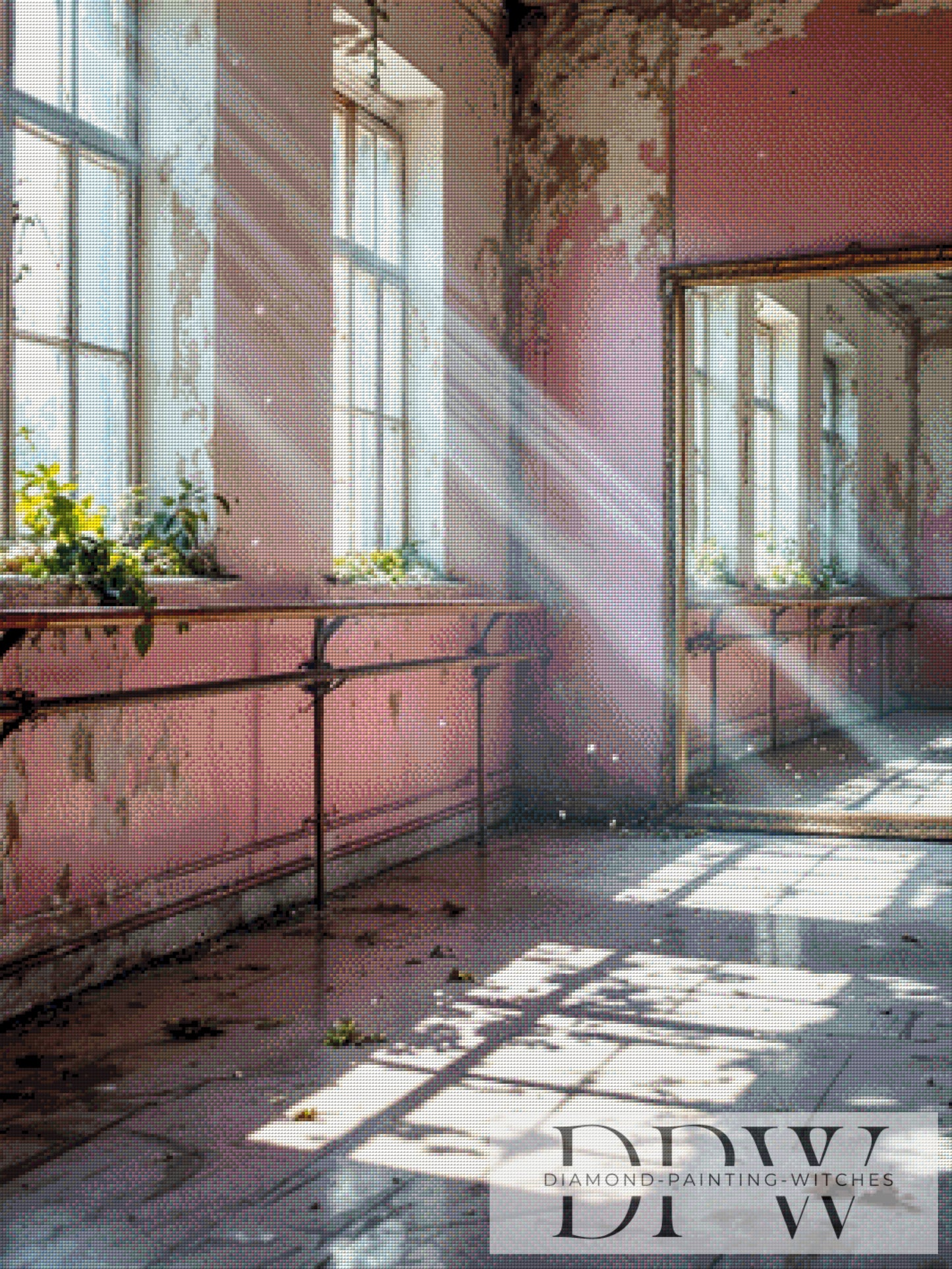 Lost Ballettsaal by QN 75x100cm mit 175 Farben DPW-3307