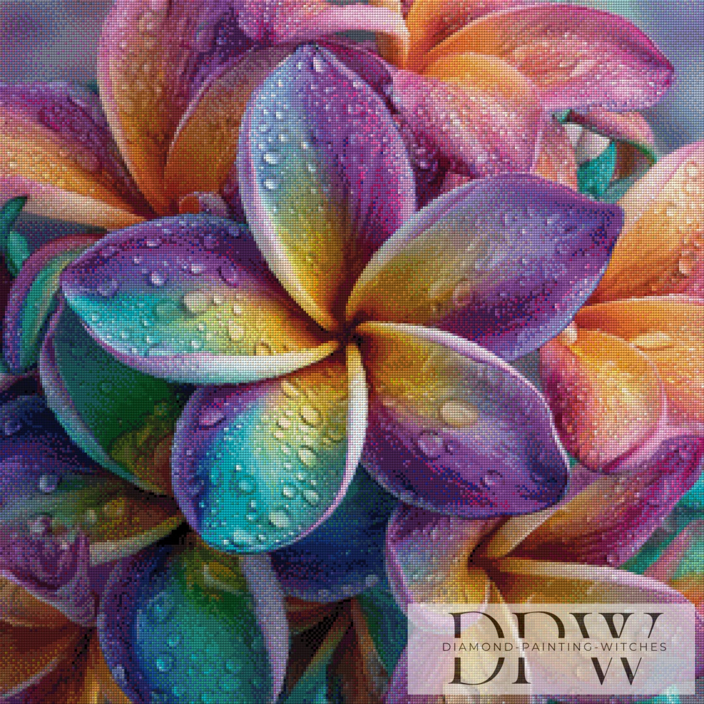 Frangis by theA.art 70x70cm mit 280 Farben DPW-3315