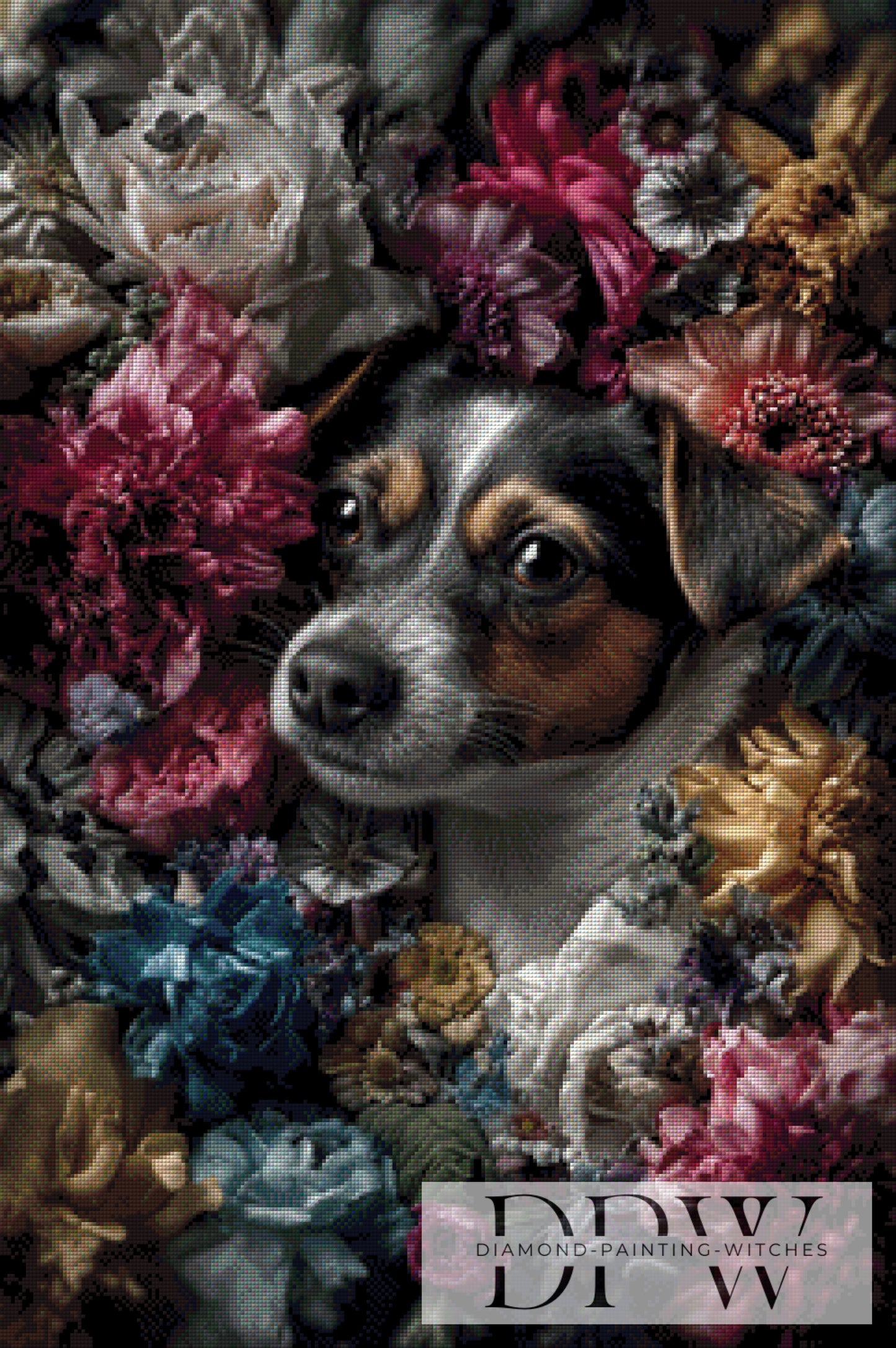 Jack Russell II by theA.art 60x90cm mit 180 Farben DPW-3330