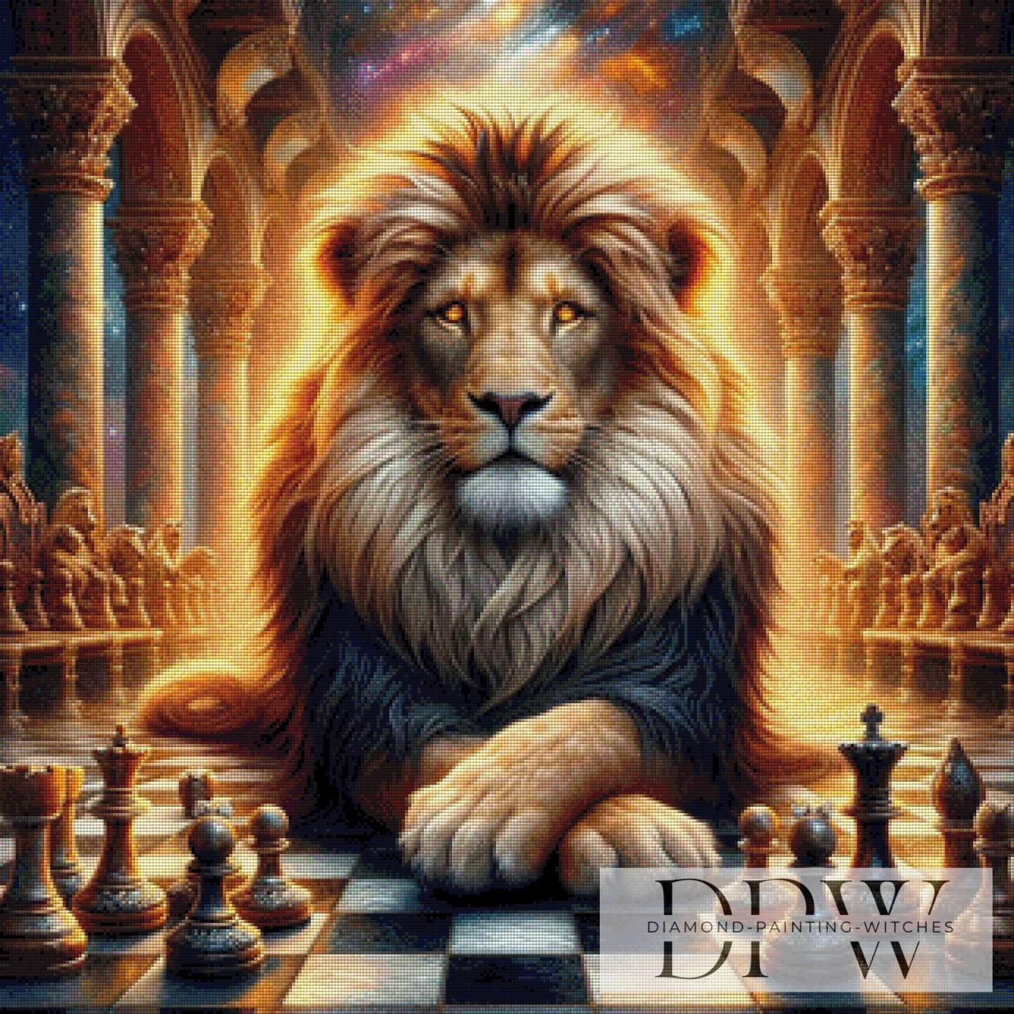 Schachmatt by Casalla Vendetta 80x80cm mit 190 Farben DPW-3387