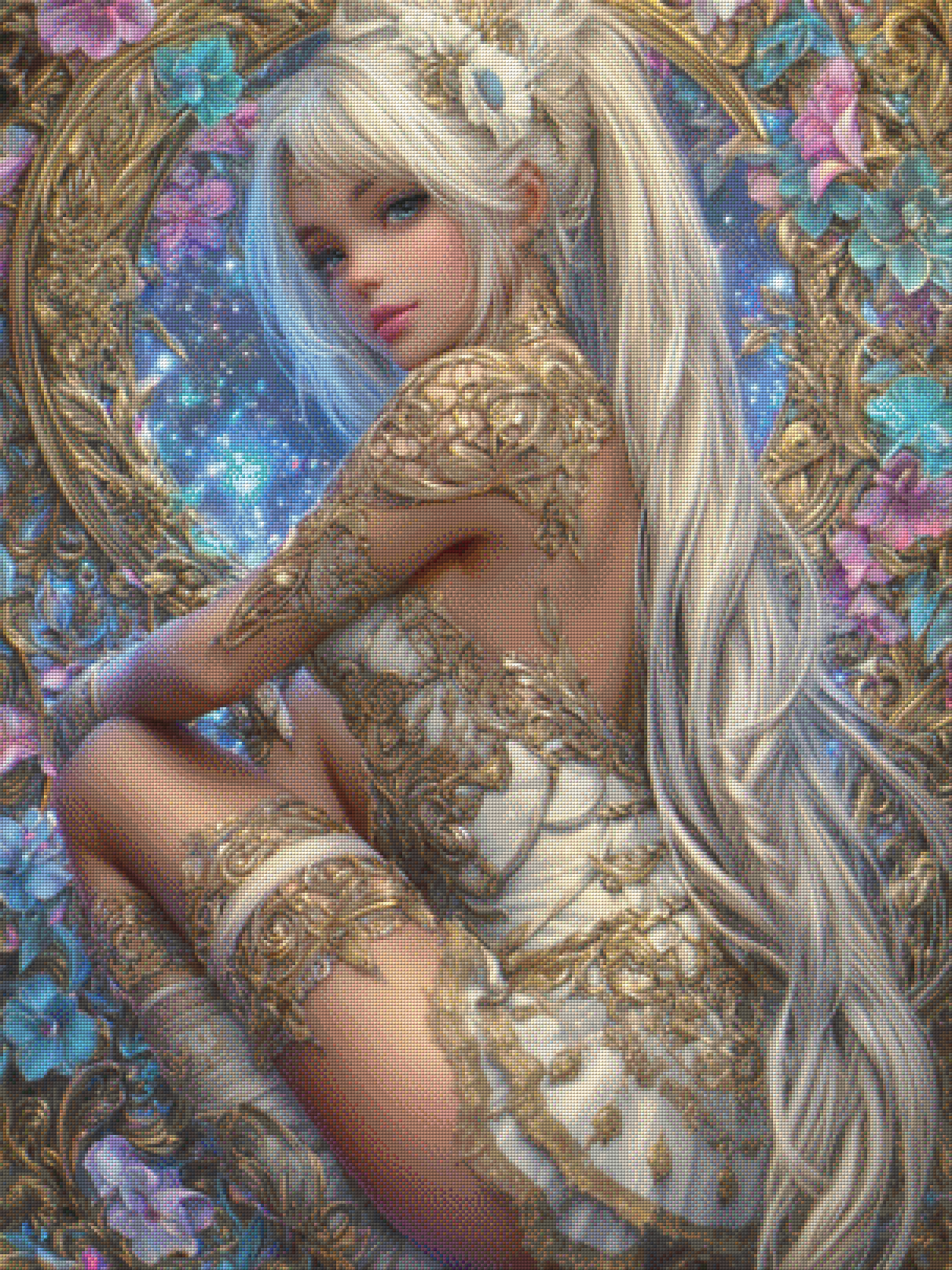 Aurelia Seraphina by Sweet_Loco_AI 75x100cm mit 210 Farben DPW-3406