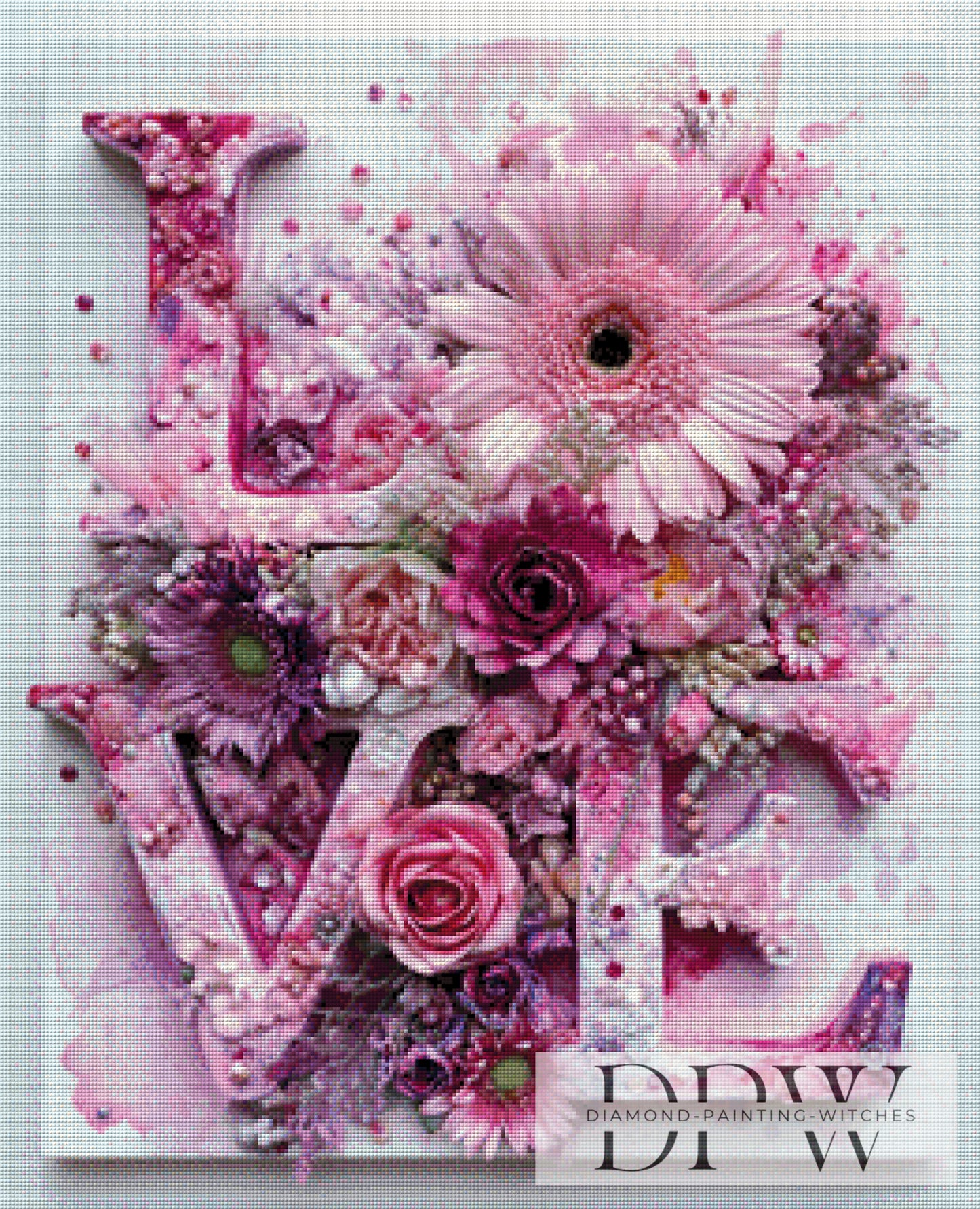 Love by theA.art 65x80cm mit 165 Farben DPW-3413