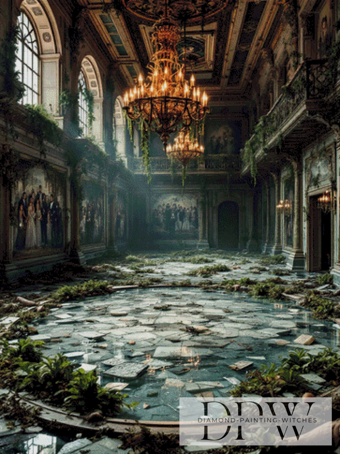 Lost Eingangshalle by QN 90x120cm mit 190 Farben DPW-3417