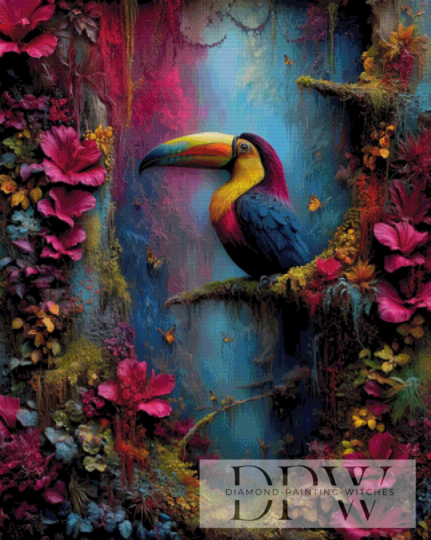 Tukan by QN 80x100cm mit 250 Farben DPW-347