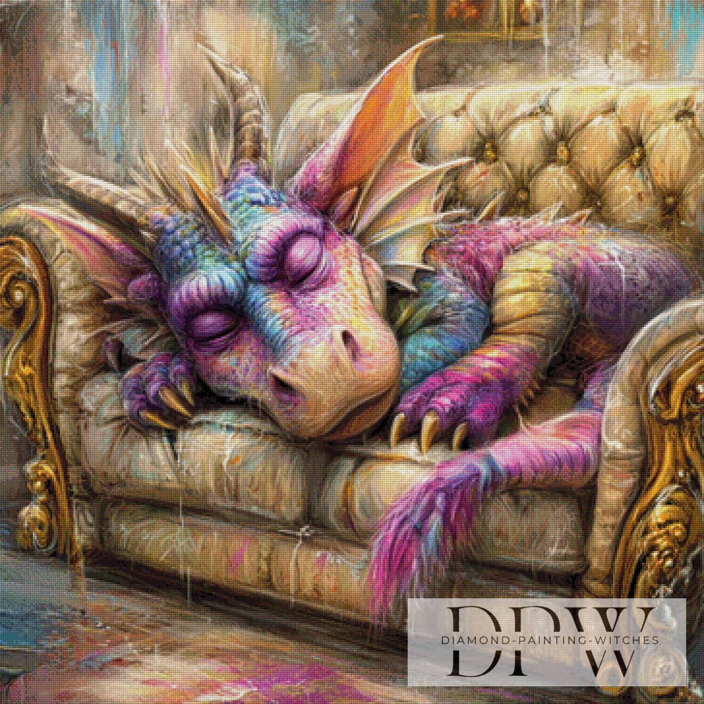 Couch Dragon 2.0 by Casalla Vendetta 90x90cm mit 310 Farben DPW-3490